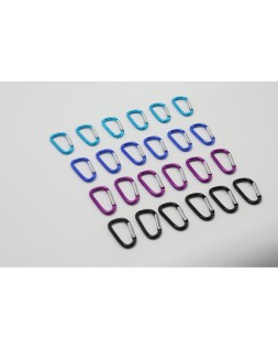 Mosqueton aluminio imaginovo 57 mm colores surtidos 85x85 mm