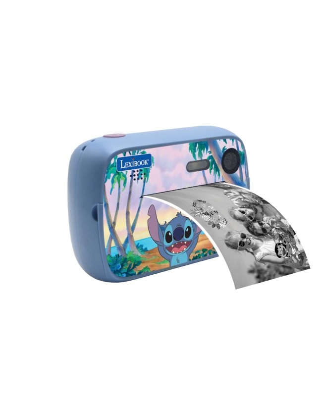 Camara de fotos instantanea lexibook stitch starcam print tarjeta sd 32 gb con kit personalizacion
