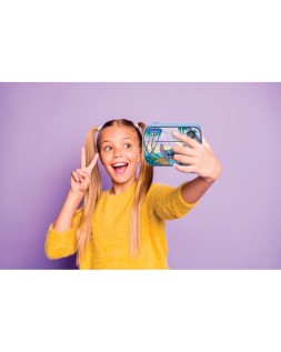 Camara de fotos instantanea lexibook stitch starcam print tarjeta sd 32 gb con kit personalizacion