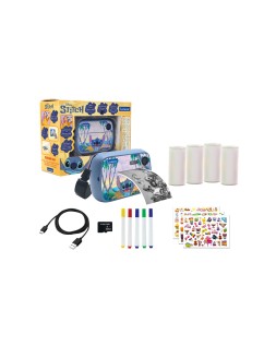 Camara de fotos instantanea lexibook stitch starcam print tarjeta sd 32 gb con kit personalizacion