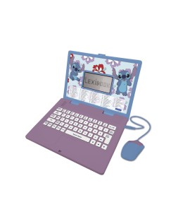 Ordenador portatil lexibook stitch educativo parlante biling e con 124 actividades en ingles y español