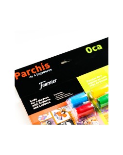 Parchis con oca tablero pequeño 42,5x33x4,45 cm