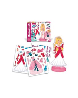 Juego diset magnetico vestidos de princesas