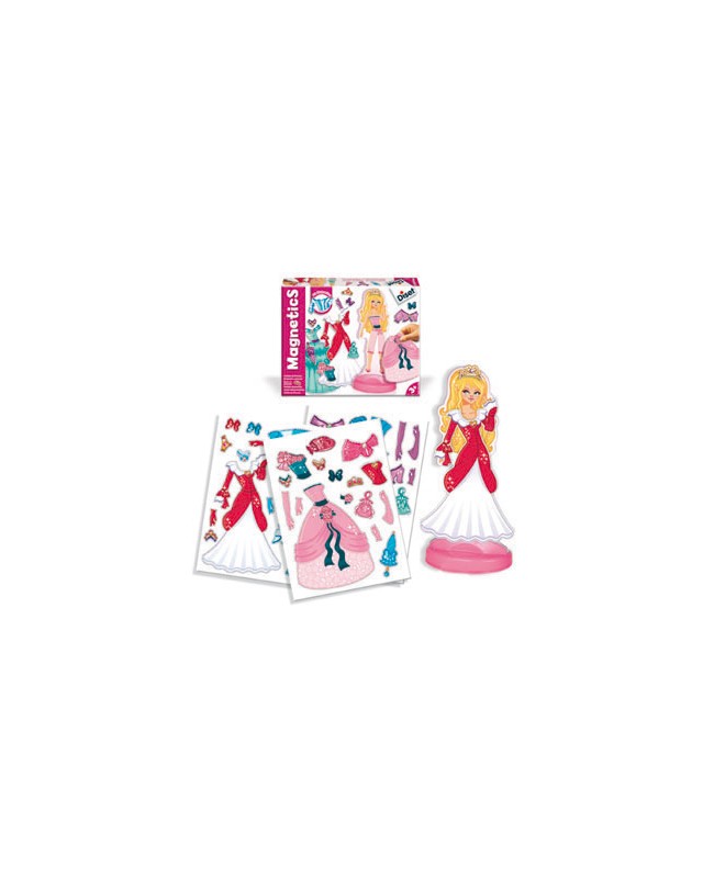 Juego diset magnetico vestidos de princesas