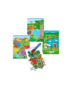 Juego diset de mesa water magic animales