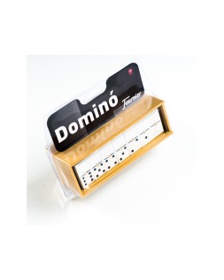 Domino chamelo fournier ficha marfilina en caja de plastico en blister