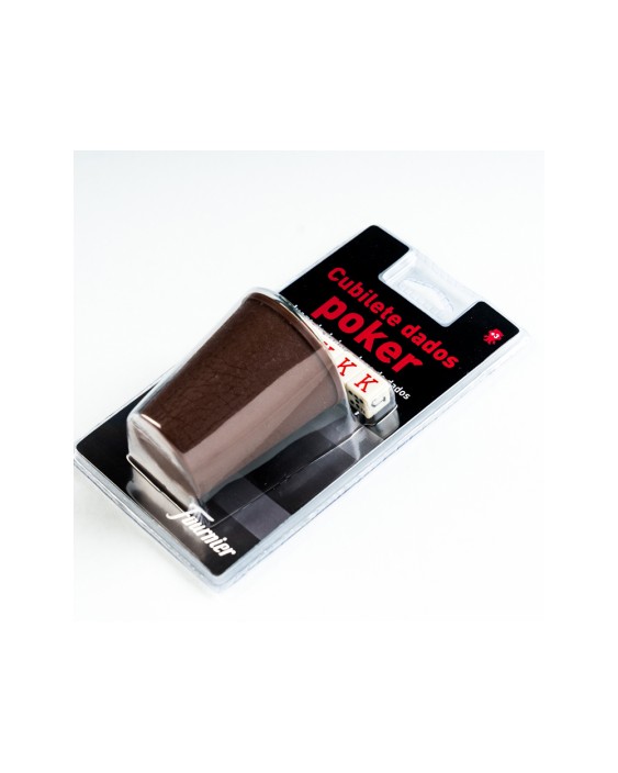 Dados poker forunier con cubilete en blister
