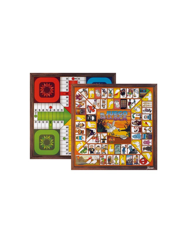 Parchis con oca fournier 4 jugadores 40x40 cm