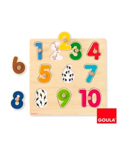 Puzle goula numeros 10 piezas