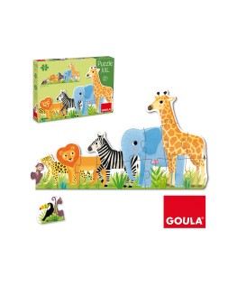 Puzle goula xxl decreciente selva 16 piezas