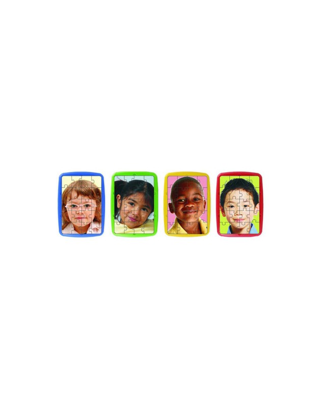 Puzle miniland niños del mundo set de 4 unidades 20 piezas