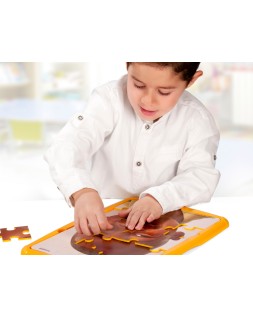 Puzle miniland niños del mundo set de 4 unidades 20 piezas