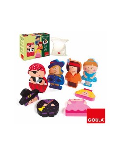 Puzle goula infantil personajes magneticos