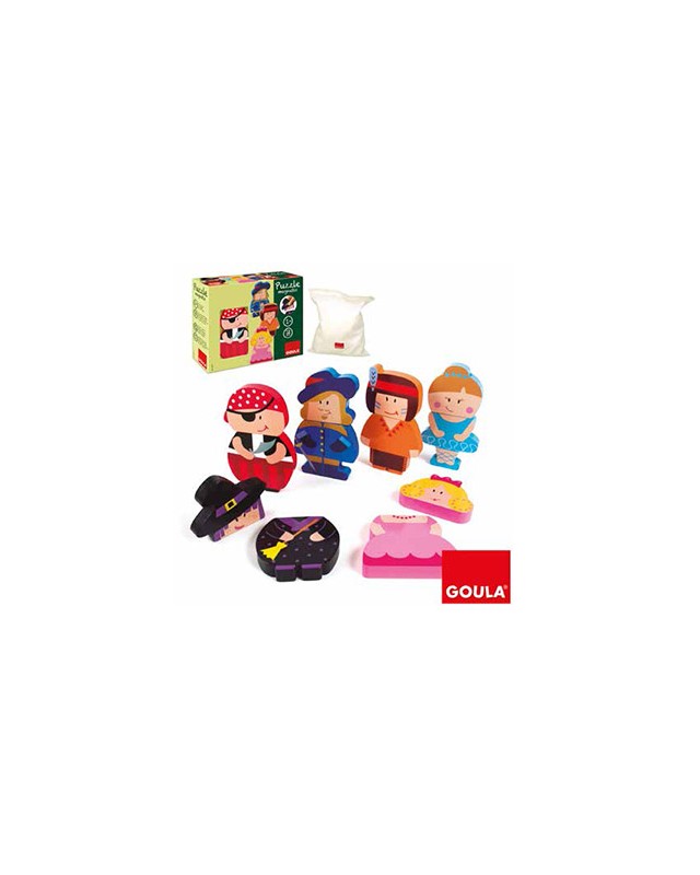 Puzle goula infantil personajes magneticos