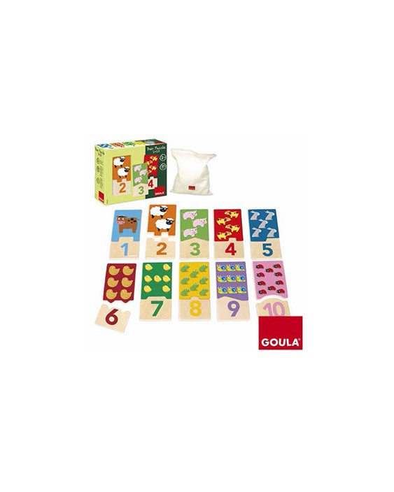 Puzle goula infantil duo 1-10