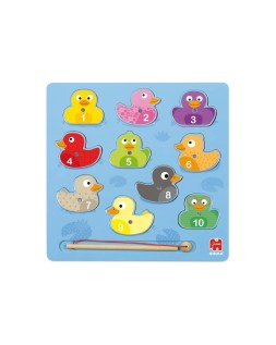 Puzle goula madera magnetico 11 piezas patos magicos