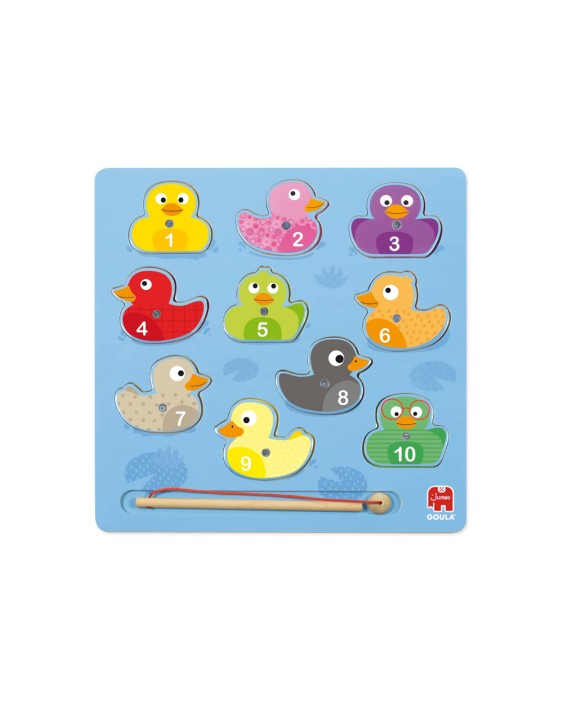 Puzle goula madera magnetico 11 piezas patos magicos