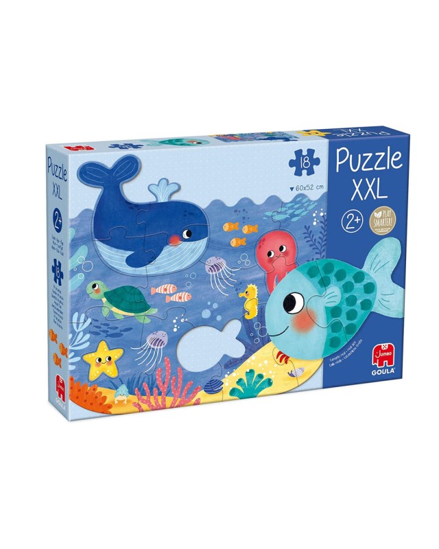 Puzle goula xxl 18 piezas oceano