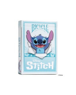 Baraja de cartas bicycle disney stitch