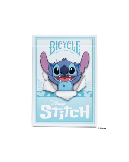 Baraja de cartas bicycle disney stitch