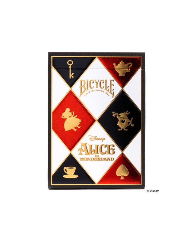 Baraja de cartas bicycle alice in wonderland