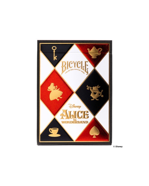 Baraja de cartas bicycle alice in wonderland