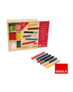 Juego goula didactico regletas 10 x 10 caja individual