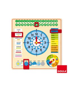 Reloj calendario diset castellano