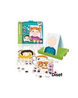Juego diset didactico magnetico expresione