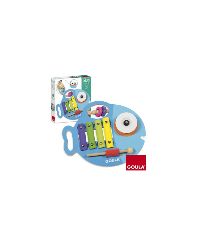 Juego goula didactico glupy musical 3 en 1