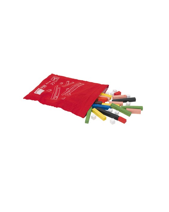 Juego goula didactico regletas en bolsa 55 piezas