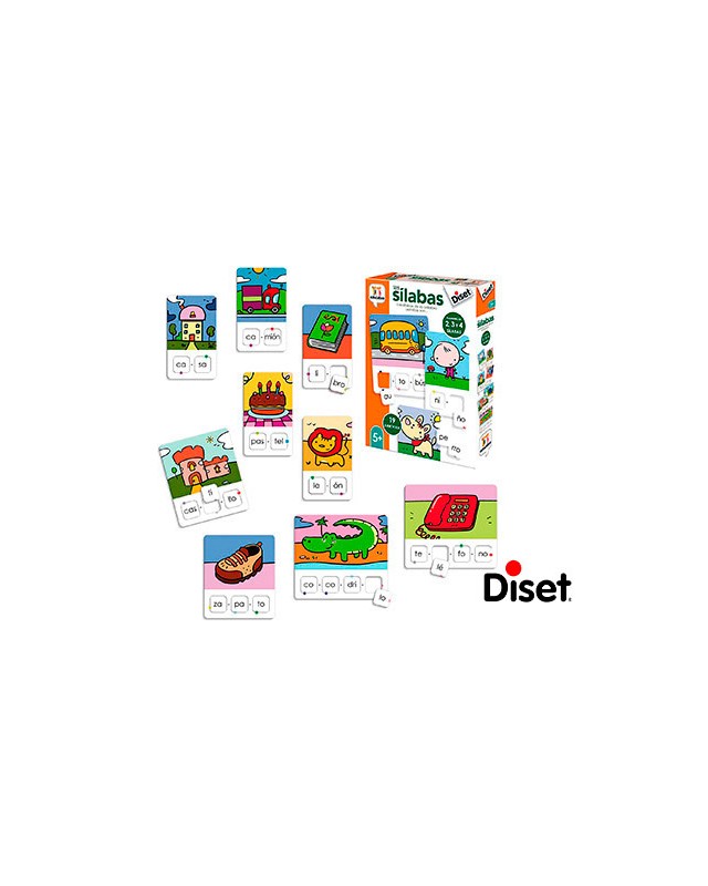 Juego diset didactico las silabas