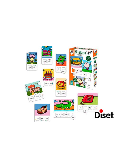 Juego diset didactico las silabas