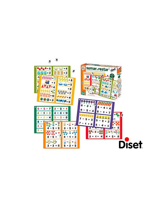 Juego diset didactico sumar y restar