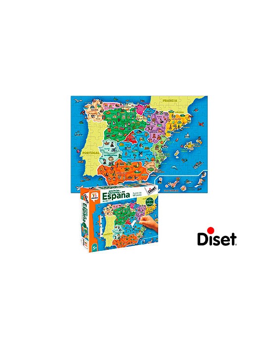 Juego diset didactico provincias de españa