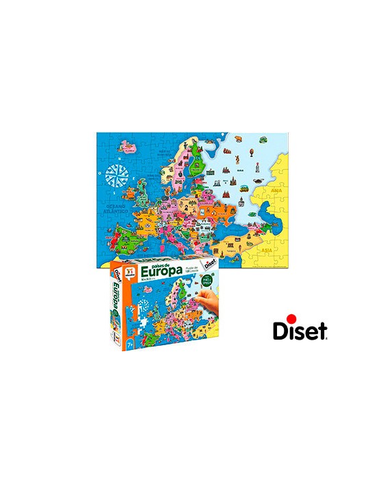 Juego diset didactico paises de europa