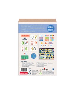 Juego diset didactico aprendo en positivo los numeros