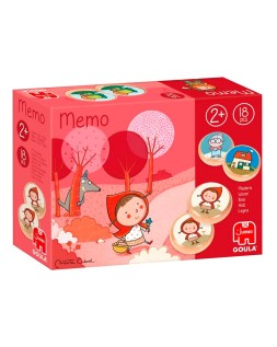 Juego goula didactico memo caperucita roja