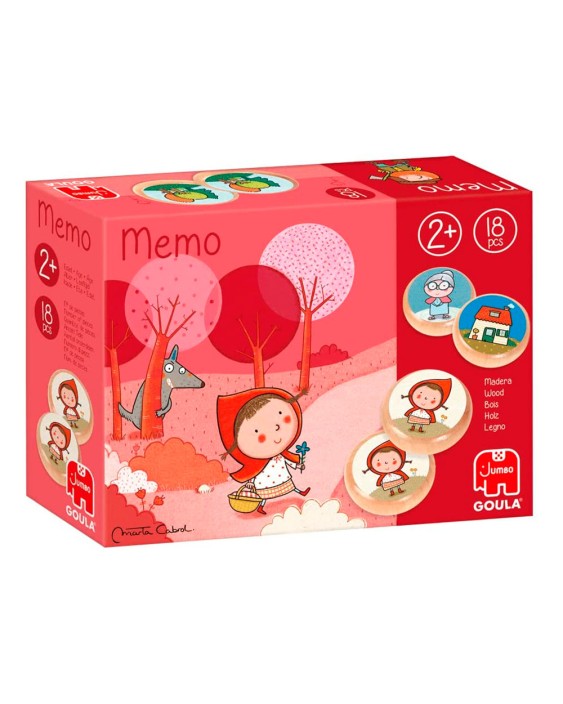 Juego goula didactico memo caperucita roja