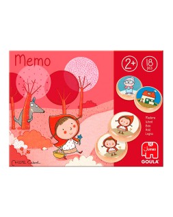 Juego goula didactico memo caperucita roja