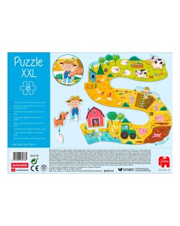 Puzle goula xxl granja 18 piezas