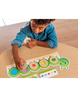 Juego goula didactico la oruga oli formas y colores