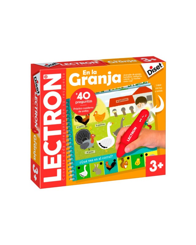 Juego diset didactico lectron en la granja