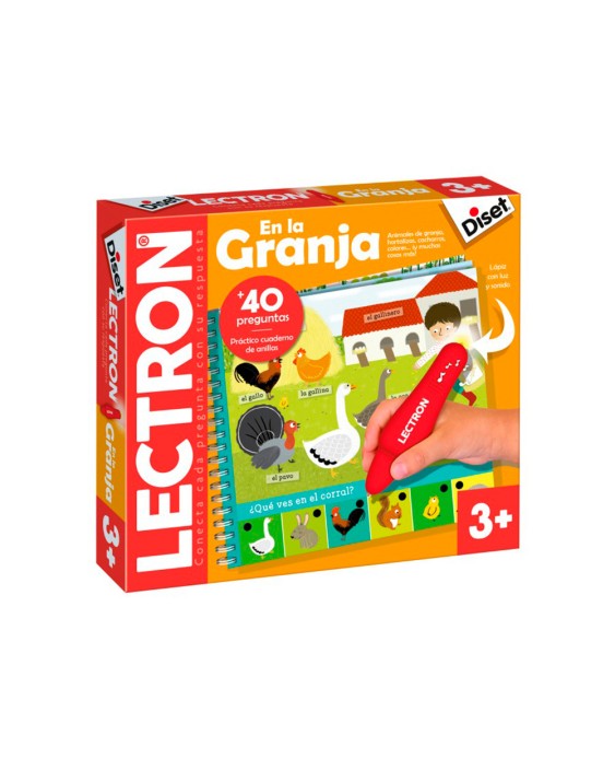 Juego diset didactico lectron en la granja