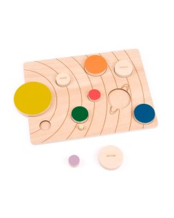 Juego didactico andreutoys sistema solar madera