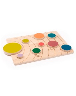 Juego didactico andreutoys sistema solar madera