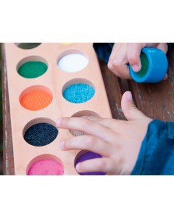 Juego didactico andreutoys cubos tactiles 10 texturas