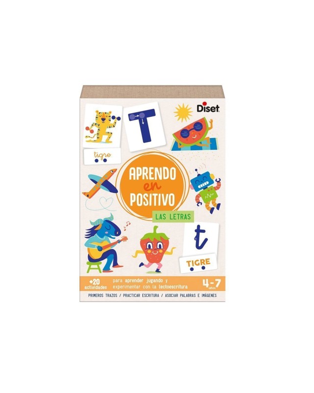 Juego diset didactico aprendo en positivo leer