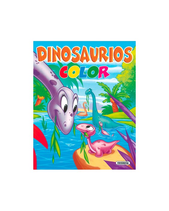 Cuaderno de colorear susaeta dinosaurios 16 paginas 21,5x27 cm