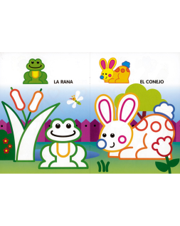Cuaderno de colorear susaeta colorea a mis amigos 12 paginas 20x27 cm